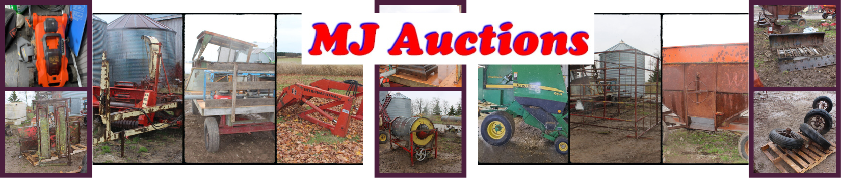 MJ Auctions - Summer Equipment,Tools & More Auction 2024