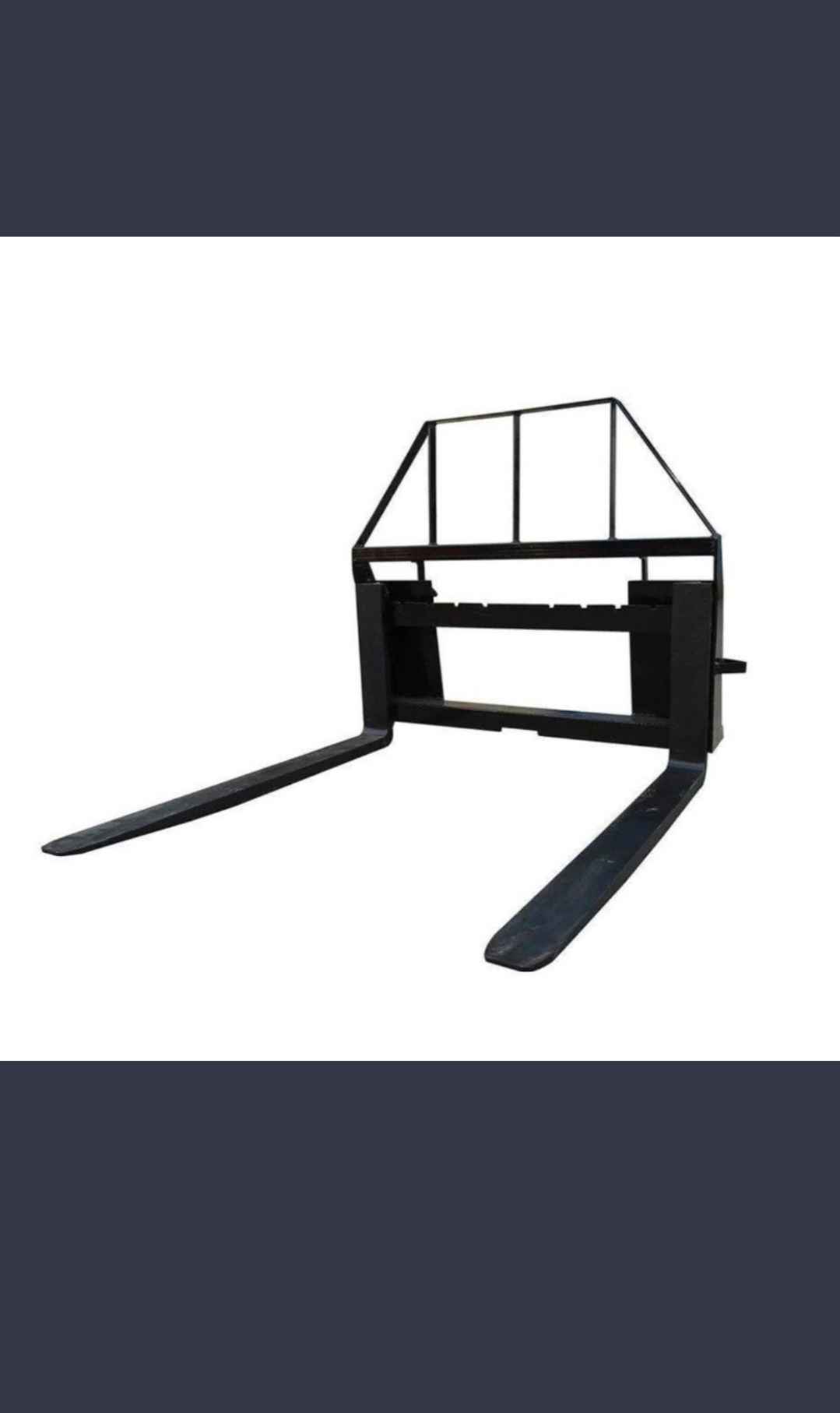 Skidsteer pallet forks