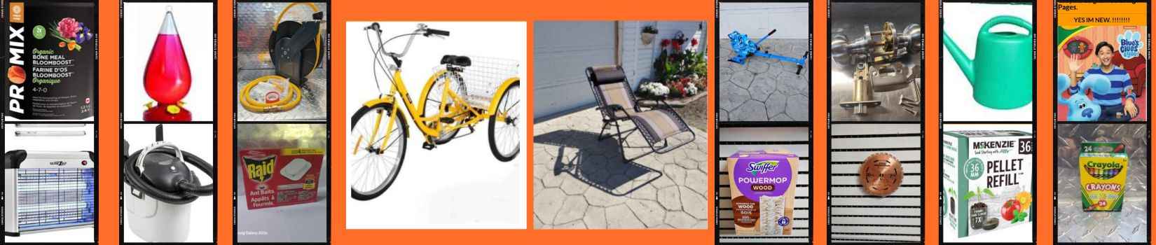 Zehr's Sales September 19th Lawn and Garden, Swiffer Cleaning Supplies, Patio and Tools Blowout Online Auction