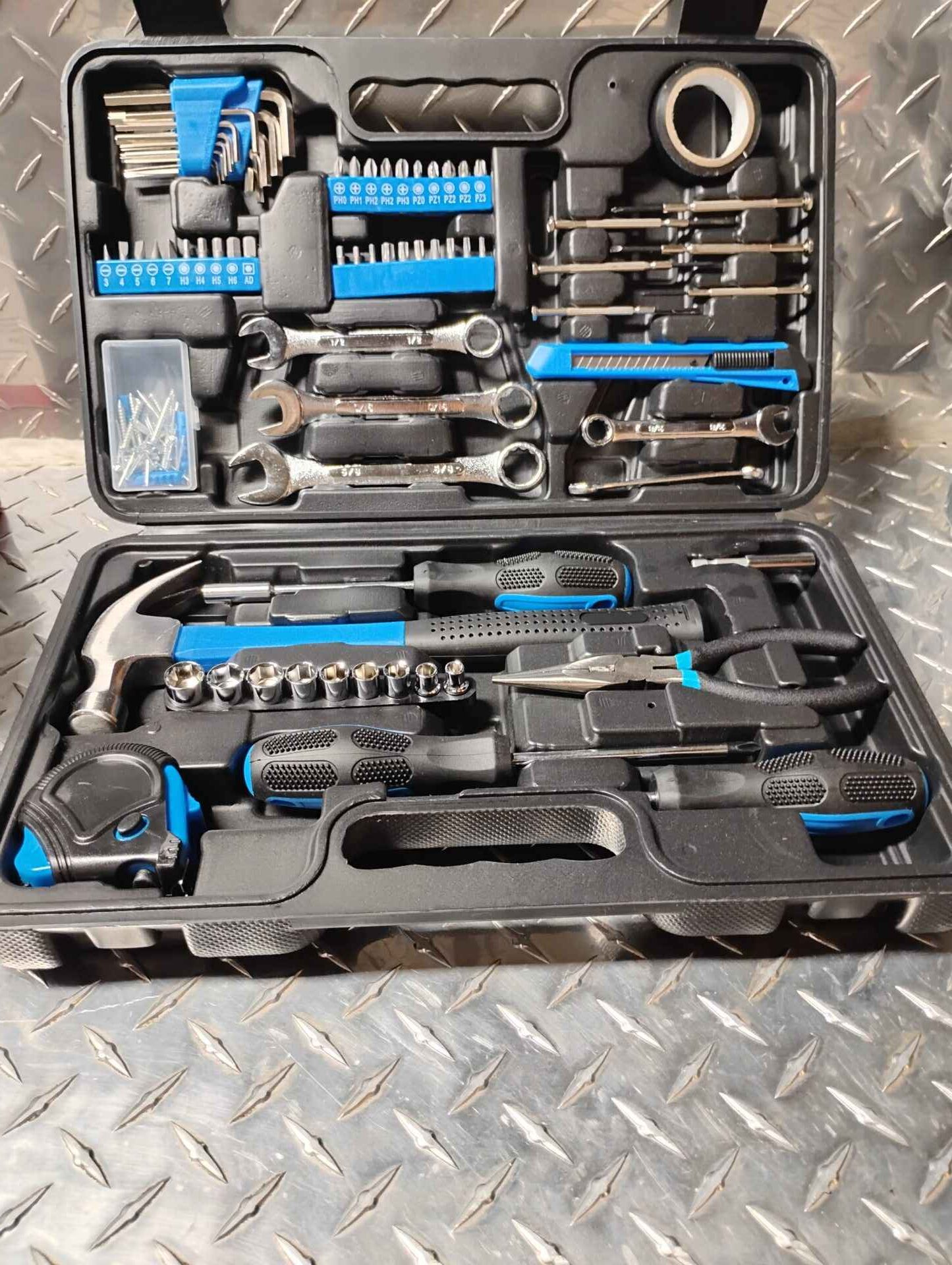 Toolset including wrench socket hammer etc