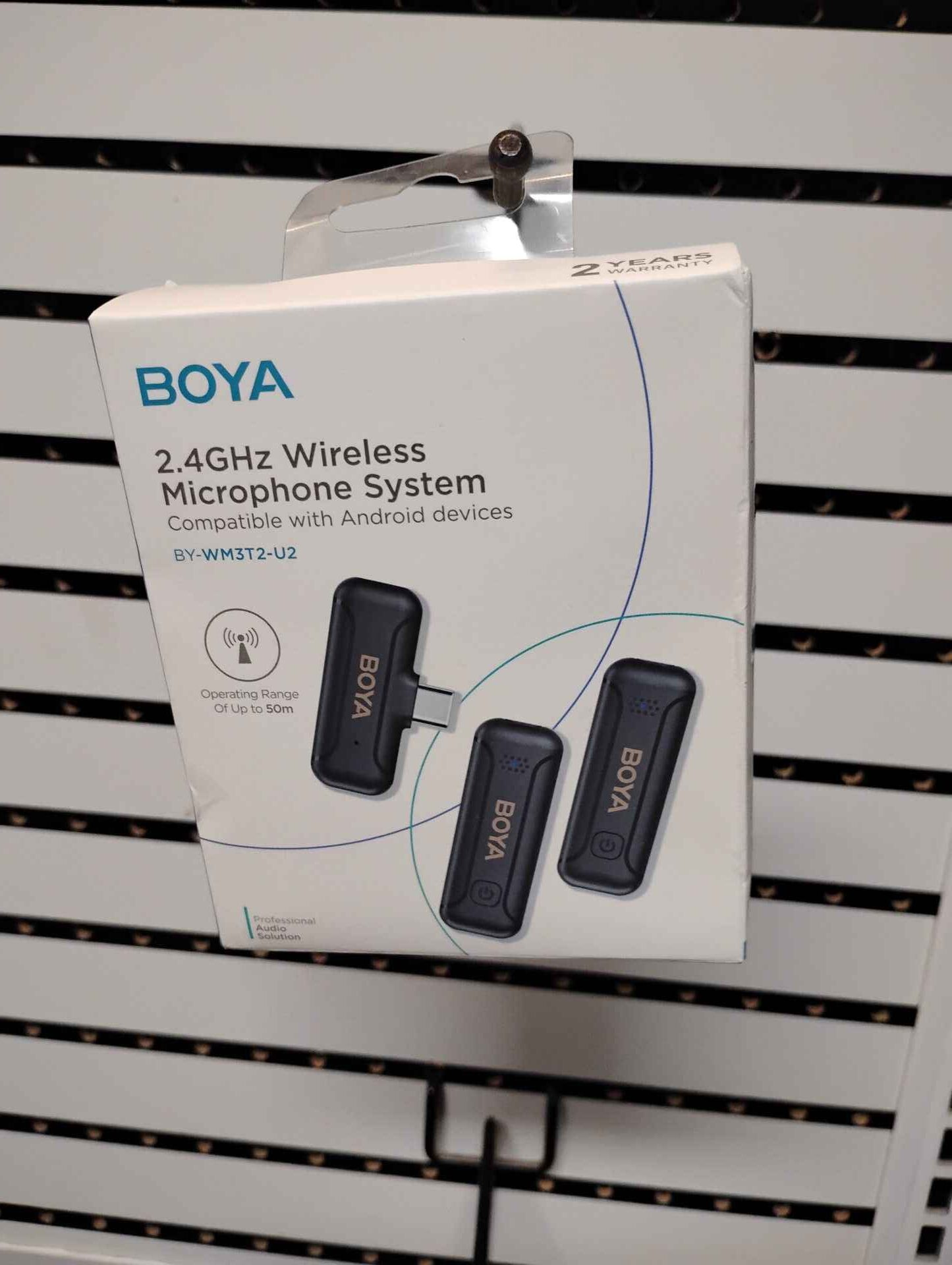 Biya 2.4 GHz wireless microphone system