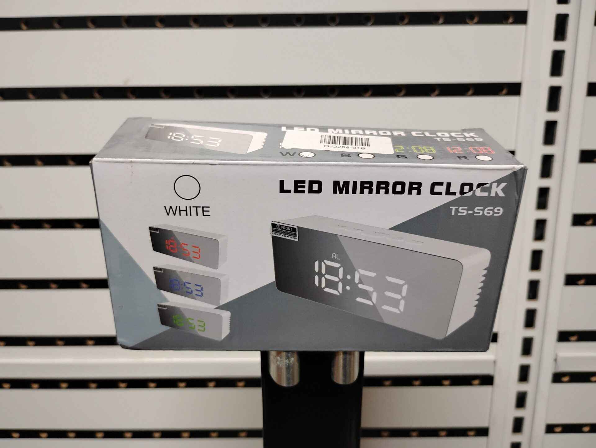 LED projection alarm clock