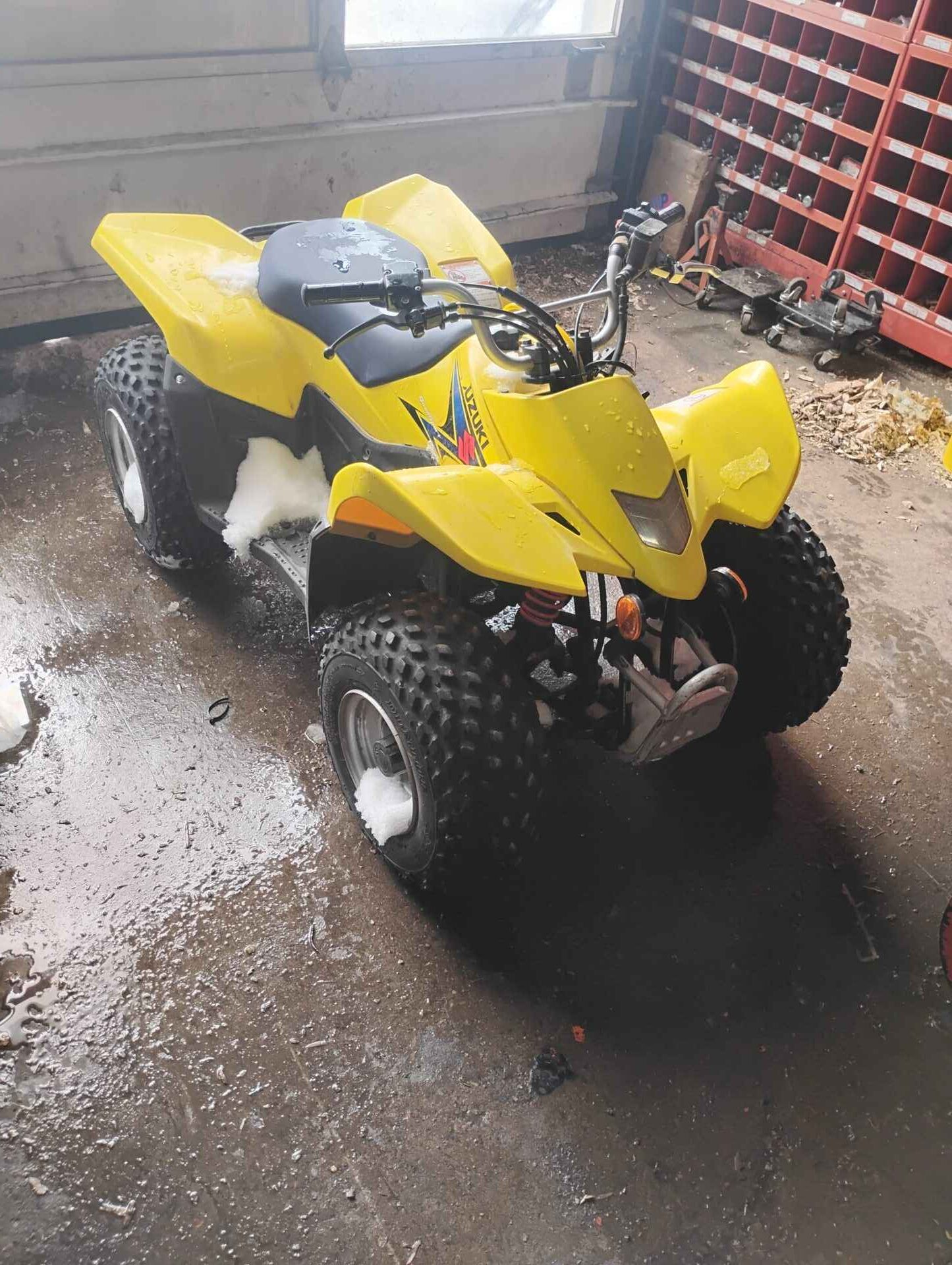 Suzuki 90cc atv excellent looking shape customer thought maybe no spark