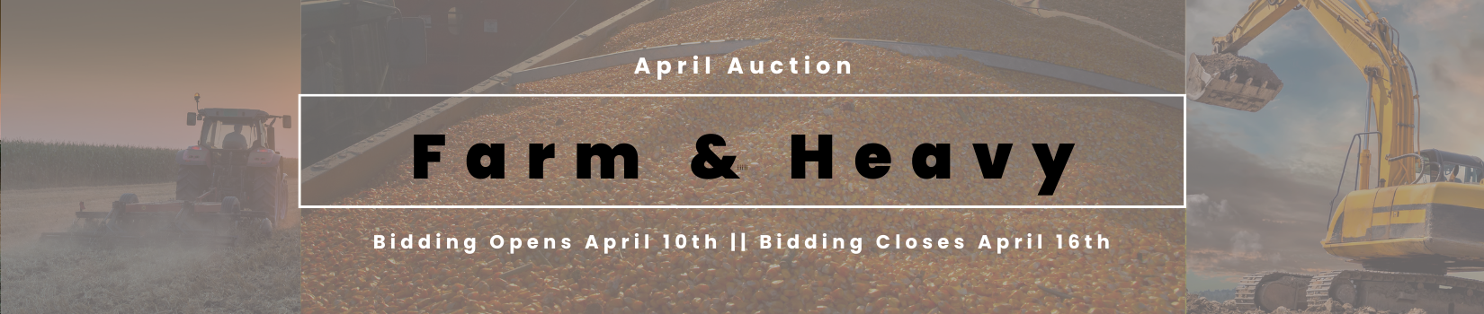 Consign.bid Farm and Heavy Equipment April 16th 6:01 pm Online Auction