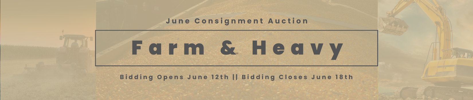 Consign.bid Farm,  Heavy and Public June 18th 6:01 pm Online Auction