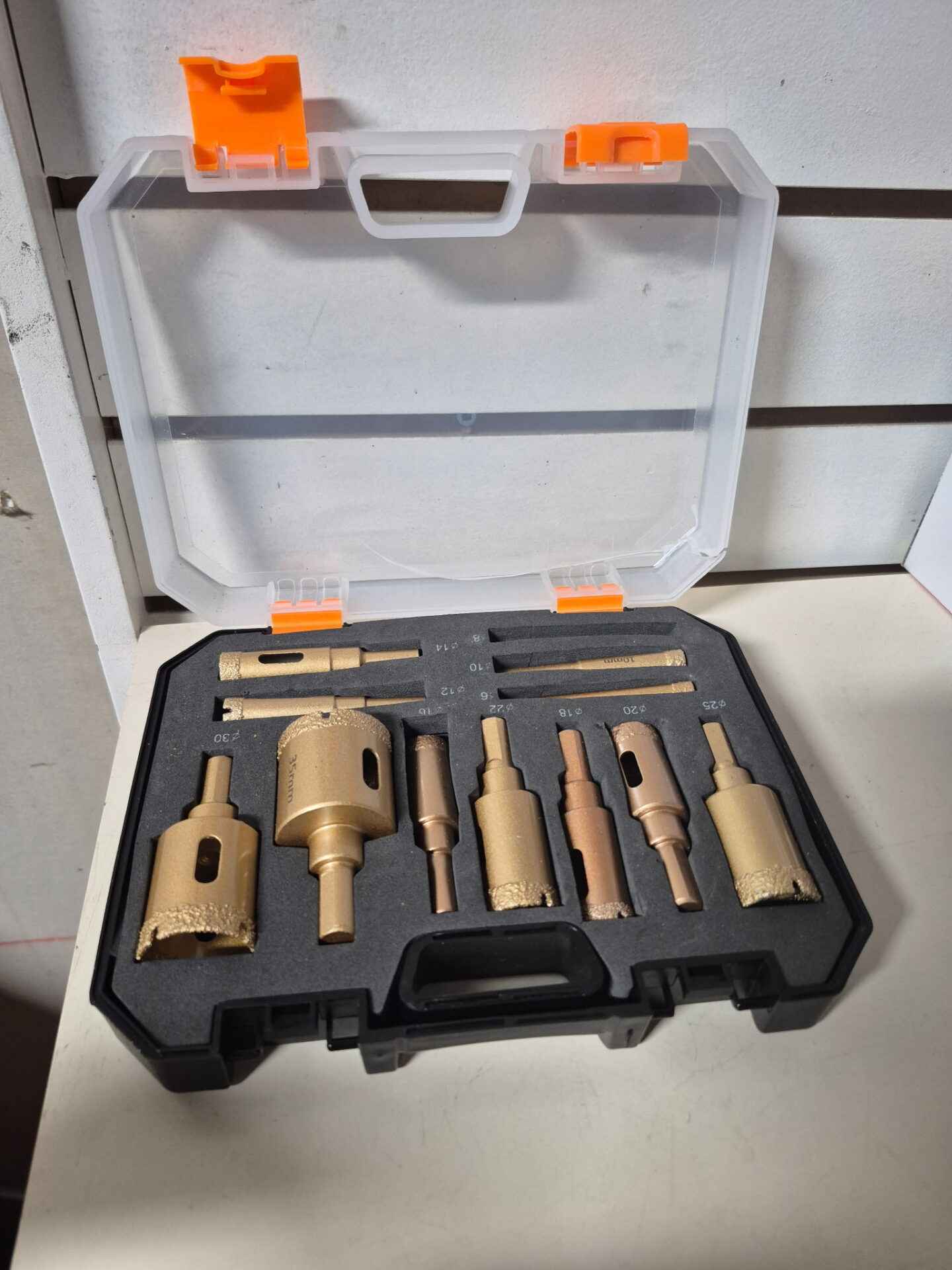 12 piece diamond hole saw set