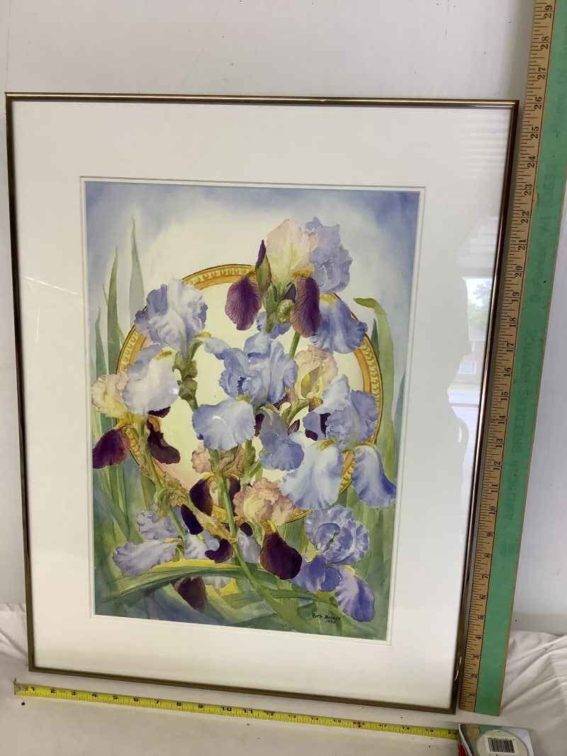 Ruth Brooks Original Framed Art - 20” x 26”