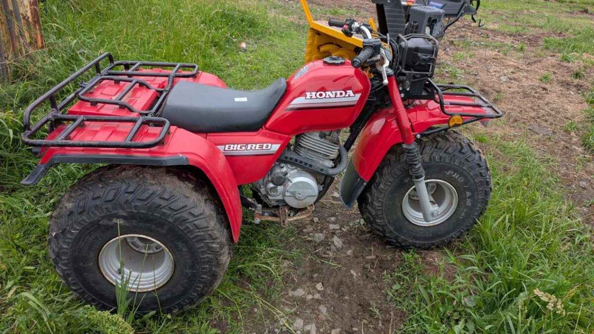 Honda Big Red three wheeled ATV 1985 Model