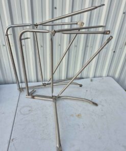 Set of stainless mirror brackets