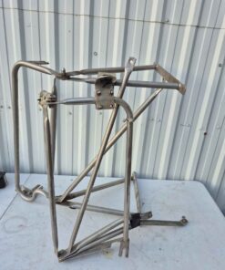 Set of stainless mirror brackets