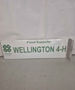 Wellington 4-H supporter aluminum sign