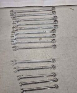 Mastercraft maximum and pro series almost complete metric wrench set including the two most sought after 10 mm and 12 mm
