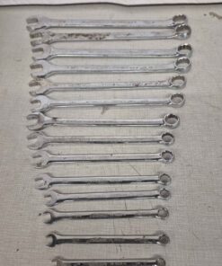 Appears to be complete SAE wrench set mastercraft Maxim and pro series