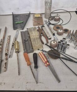 Assorted tools , tool holders etc