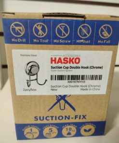 2 piece high suction hook set works great in kitchen ,bathroom, shop, garage