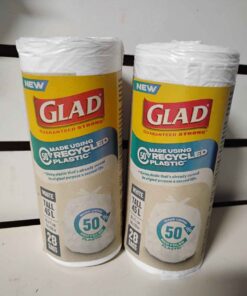 Glad 45 litre tall sleeve of 28 garbage gags