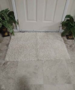 30 x 44 heavy duty beige rug
