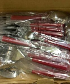 55pc Service for 8 - Red Prism