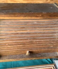 Wooden Roll top Bread Box