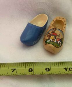 2 Shoes - 1 wooden/1 ceramic