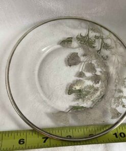 Silver Overlay 6.5” Plate