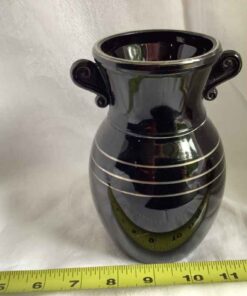 6.5” 1933-38 Black LE Smith Vase