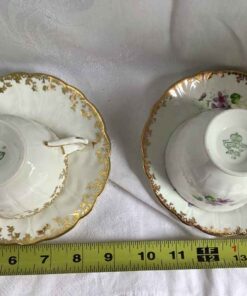Aynsley Cups and Saucers (2)