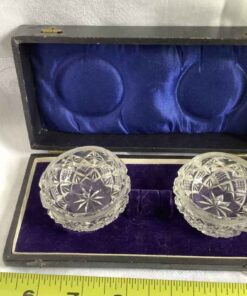 Salt Dishes in Velvet Lined Box