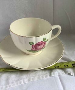 W.S. George Soup Cup and Saucer
