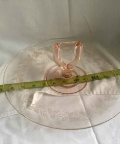 Pink Depression Sandwich Tray