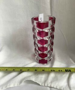 Windsor Ruby Cranberry Vase 6.75”