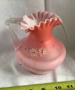 Satin Glass Vase - Pink