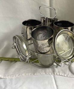Set of Tumblers and Coasters in carrier