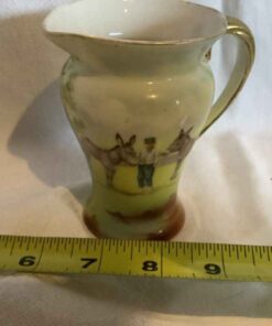 Royal Bayreuth Creamer - Boy and Donkeys