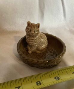 Wade Trinket Dish - Cat in Basket