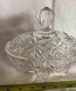 Pressed Glass Covered Candy