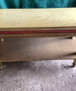 Wooden Bench with Marble Top 11” x 38”