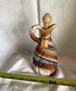 Slag Glass Vinegar Cruet 7”