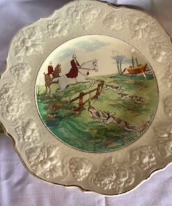 Ducal Plate - Equestrian with Dogs