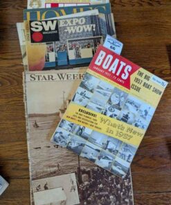 Life 50 year edition, Boats, Star Weekly, assorted magazine issues
