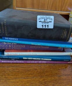 Chinese English Dictionary, cook books, etc