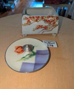Noritake serving dish & hand painted dish
