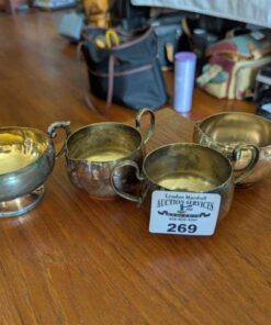 Primrose plate, Hostess, etc creamers and sugar bowl