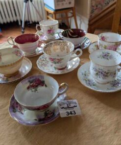 Paragon, Royal Albert, Aynsley, etc Tea cups and Saucers