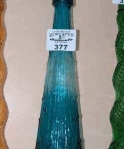 1960s Turquoise Genie Bottle