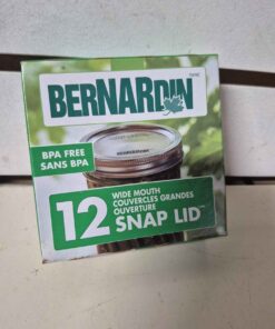 Box of 12 wide mouth snap lids