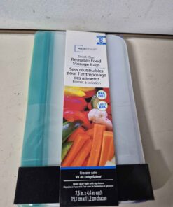 Snack size reusable storage bags