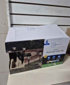 Pack of 6 solar pathway lights