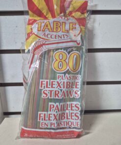 Plastic flexible straws