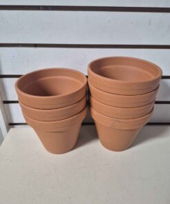 7 clay planters